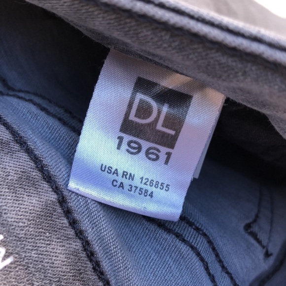 DL1961 Faded Gray Instasculpt Mid Rise Ankle skinny | SIZE 28 - Picture 8 of 8